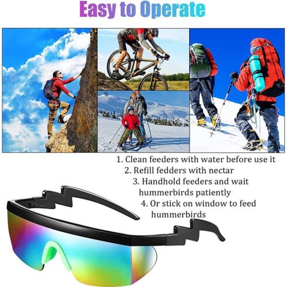 3 Pairs Neon Retro Semi Rimless Sunglasses 80s 90sZigzag Sunglasses Lens Rainbow - Picture 5 of 6